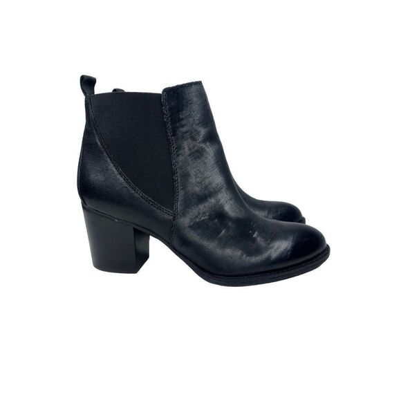 Sofft Welling Black Textured Leather Chelsea Boots Size 9.5 - Picture 2 of 11